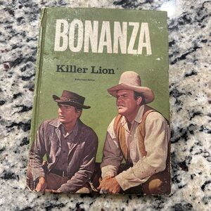 VTG Bonanza 'Killer Lion” Hardback Book 1966
